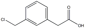 3-(氯甲基)苯乙酸 结构式