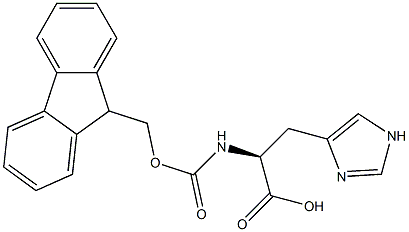 FMOC-组氨酸 结构式