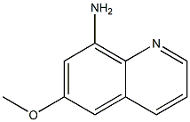6-甲氧-8-氨基喹啉 结构式