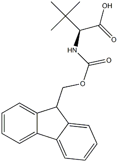 FMOC-L-叔亮氨酸 结构式