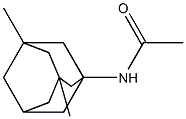 1-乙酰胺基-3,5—二甲基金刚烷 结构式