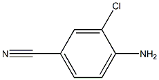 4-氨基-3-氯苯腈 结构式