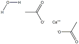 一水合乙酸钙 结构式