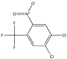 4,5-二氯-2-硝基三氟甲苯 结构式