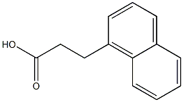 B-(1-Naphthyl)propionicAcid 结构式