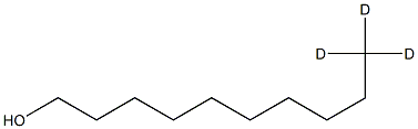 正癸酸-10,10,10-D3 结构式