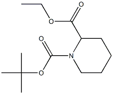 N-BOC-2-哌啶甲酸甲酯 结构式