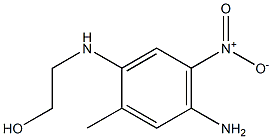1-amino-3-methyl-4-[(2-hydroxyethyl)amino]-6-nitrobenzene 结构式