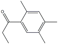 2',4',5'-Trimethylpropiophenone 结构式