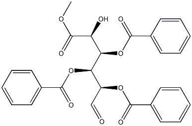 2,3,4-Tri-O-benzoyl-D-glucuronicacidmethylester 结构式