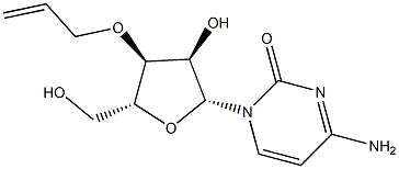 3'-O-Allyl-D-cytidine 结构式