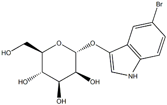 5-Bromo-3-indolyl-a-D-mannopyranoside 结构式