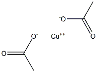 COPPER ACETATE ANHYDROUS 结构式