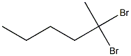 2,2-Dibromohexane 结构式