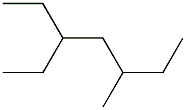 3-Ethyl-5-methylheptane. 结构式
