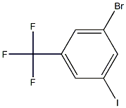 3-Bromo-5-iodobenzotrifluoride 98% 结构式