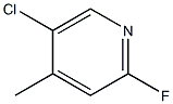 2-氟-5-氯-4-甲基吡啶 结构式