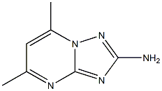 2-Amino-5,7-dimethyl[1,2,4]triazolo[1,5-a]pyrimidine 结构式