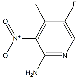 2-AMINO-3-NITRO-4-METHYL-5-FLUOROPYRIDINE 结构式