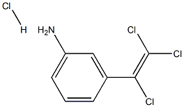 3-(TRICHLOROVINYL)-PHENYLAMINE HYDROCHLORIDE 结构式