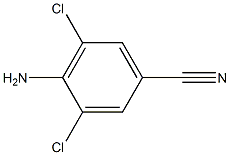 3,5-二氯-4-氨基苯腈 结构式