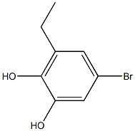 5-BROMO-3-ETHYLBENZENE-1,2-DIOL 结构式