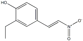 4-HYDROXY-3-ETHYL-BETA-NITROSTYRENE 结构式