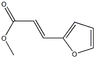 2-呋喃丙烯酸甲酯 结构式