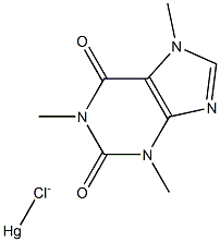 氯化汞咖啡鹼 结构式