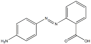 (4-amino)phenylazobenzoic acid 结构式