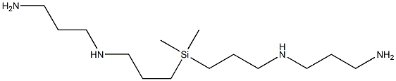 bis(7-amino-4-azaheptyl)dimethylsilane 结构式