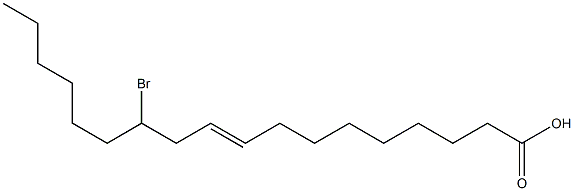 12-bromo-9-octadecenoic acid 结构式