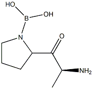 alanylpyrrolidine-boronic acid 结构式