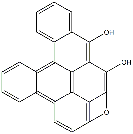 dibenzo(a,l)pyrene diol epoxide 结构式