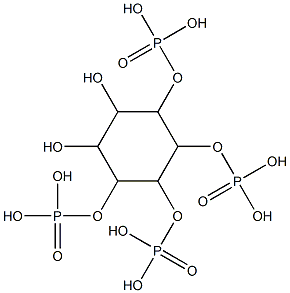 inositol 2,3,4,5-tetrakisphosphate 结构式