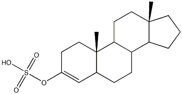 3-androstenyl sulfate 结构式