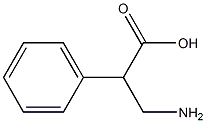 2-phenyl-3-aminopropanoic acid 结构式