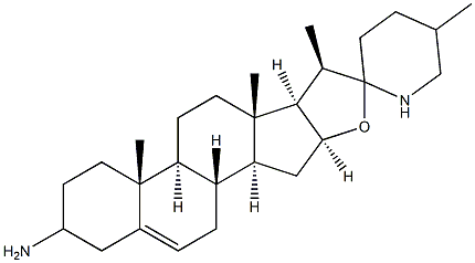 3-amino-5-spirosolene 结构式