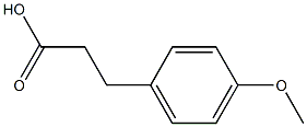 p-methoxyphenylpropionic acid 结构式