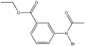 3-bromoacetylamino benzoic acid ethyl ester 结构式