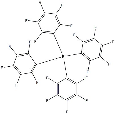 四(五氟苯基)十四烷基苯胺盐 结构式