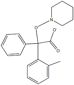 methylpiperidylbenzilate 结构式