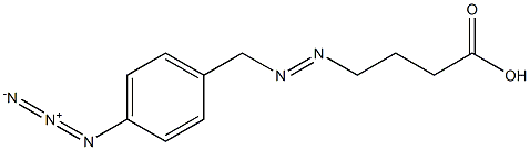 4-(4'-azidobenzoimidylamino)butanoic acid 结构式