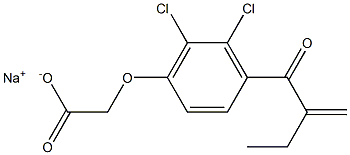 依他尼酸钠 结构式
