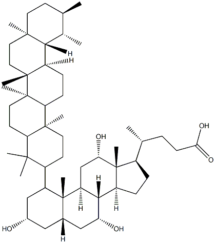 熊硫胆酸 结构式