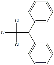 1,1'-(2,2,2-TRICHLOROETHYLIDENE)BISBENZENE 结构式