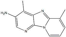 3-AMINO-4,6-DIMETHYLDIPYRIDO[1,2-A:3',2'-D]IMIDAZOLE 结构式