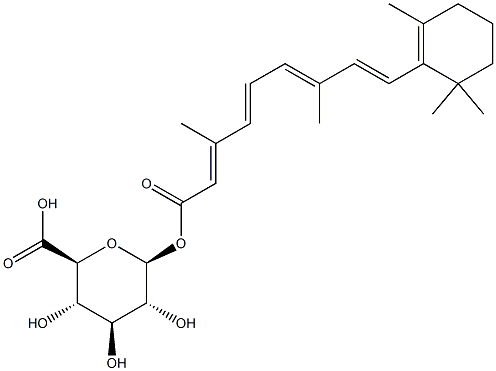 ALL-TRANS-RETINOYL-BETA-D-GLUCURONIDE 结构式