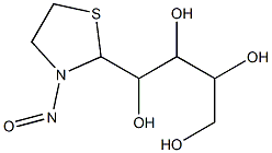 2-(1,2,3,4-TETRAHYDROXYBUTYL)-N-NITROSOTHIAZOLIDINE 结构式