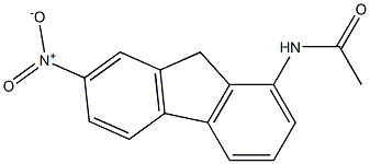 1-ACETAMIDO-7-NITROFLUORENE 结构式